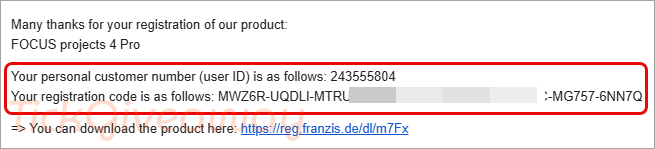 get focus projects professional code