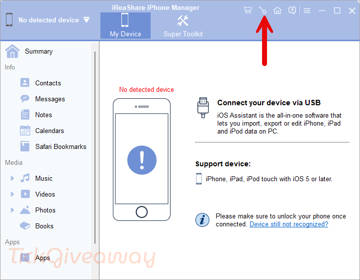ireashare iphone manager activation