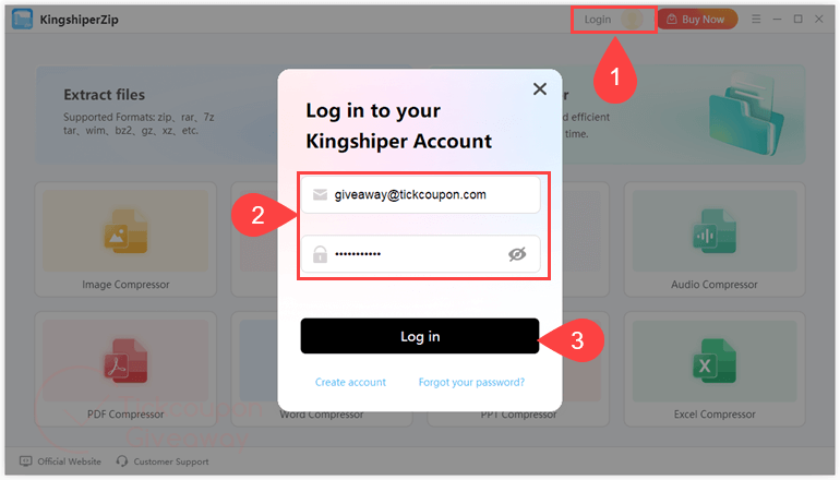 log in kingshiperzip