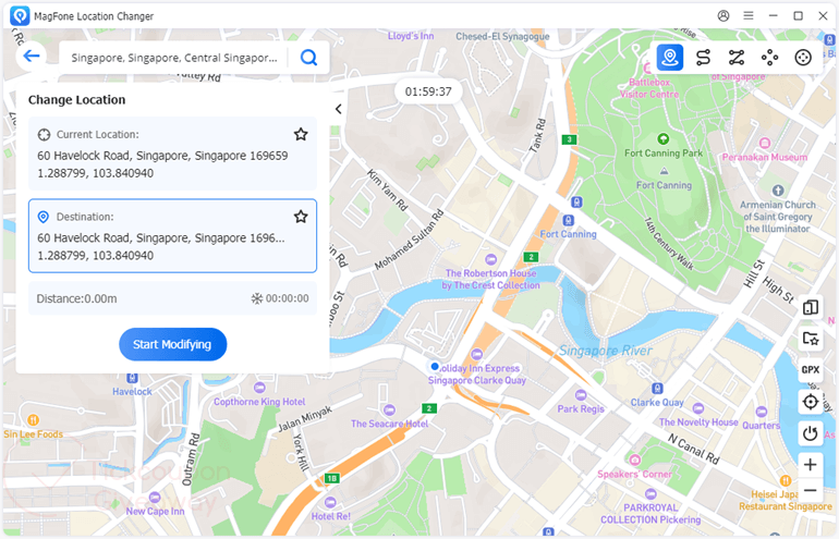 MagFone Location Changer