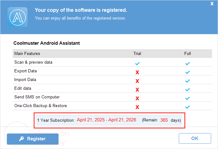 subscription coolmuster android assistant free