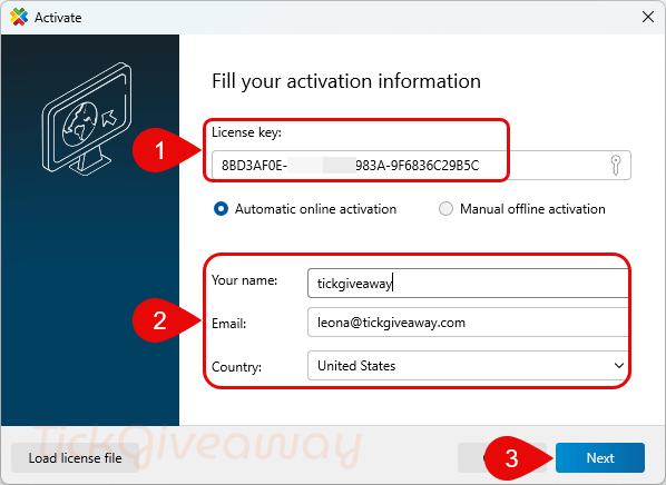 activate reaconverter standard key
