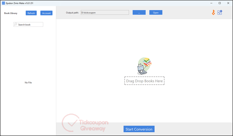 epubor zinio mate screenshot