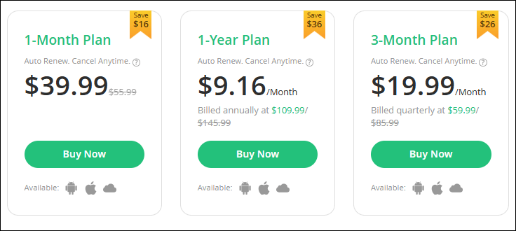 famiguard pro pricing plan