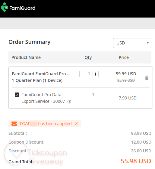 how to use famiguard pro coupon