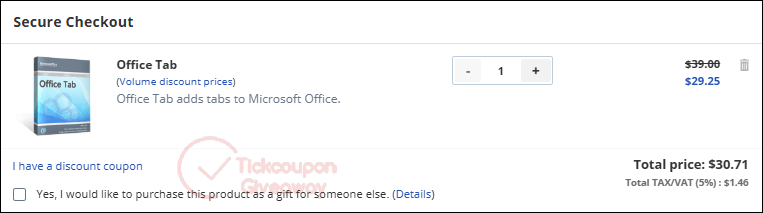 how to use kutools for tab coupon code