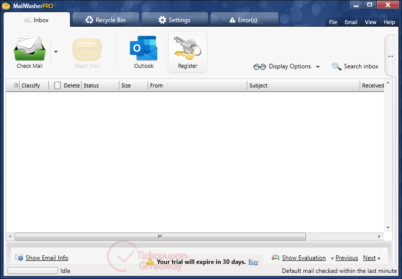 mailwasher pro screenshot