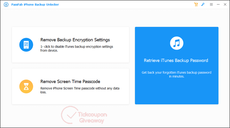 passfab iphone backup unlock screenshot