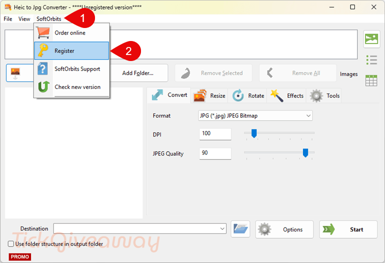 register softorbits heic to jpg converter key