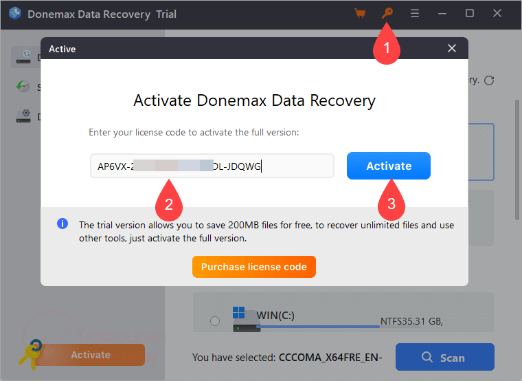 activate donemax data recovery activate donemax data recovery