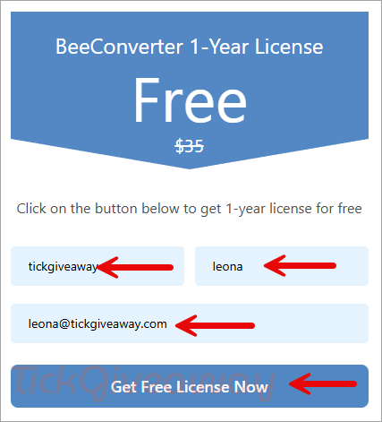 beeconverter pro giveaway page free