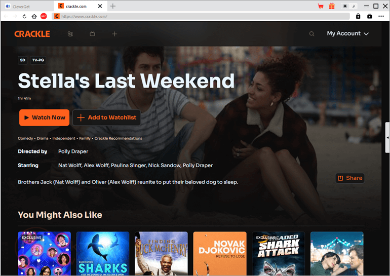cleverget crackle downloader free code CleverGet Crackle Downloader