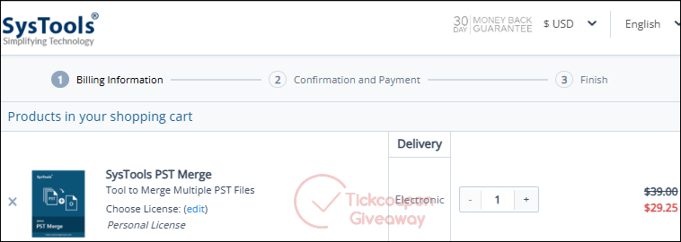 how to use systools pst merge coupon code