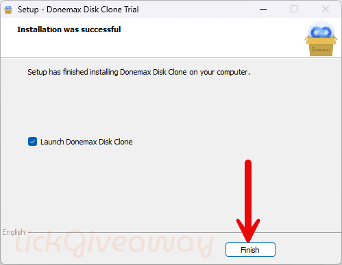 installation donemax disk clone