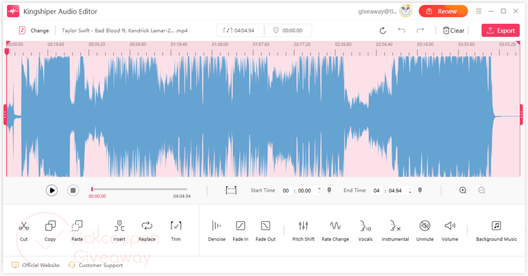 Kingshiper Audio Editor