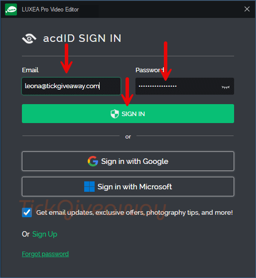 login acdsee luxea pro video editor key