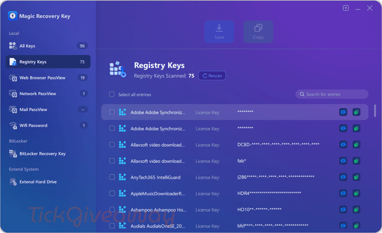 Magic Recovery Key