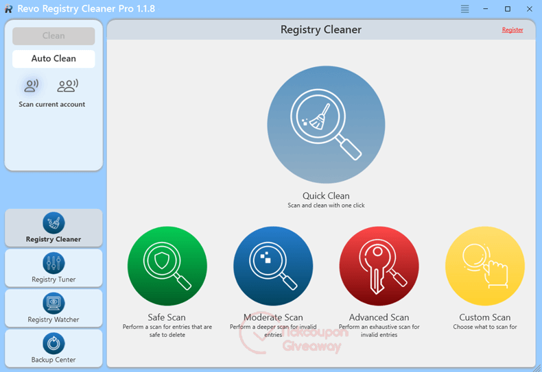 revo registry cleaner pro screenshot