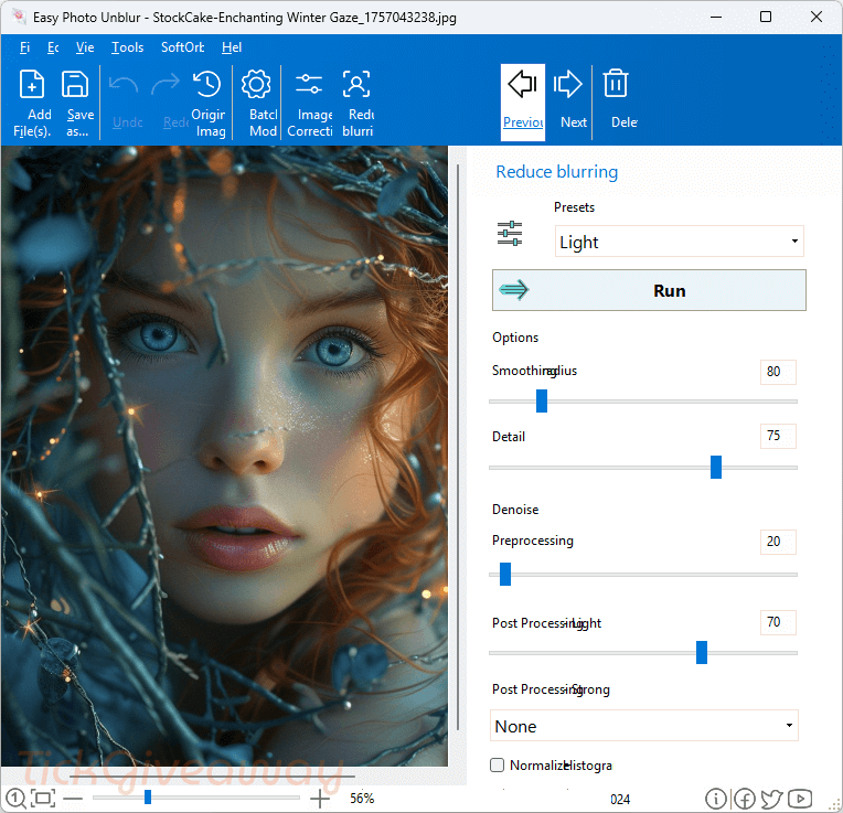 SoftOrbits Easy Photo Unblur