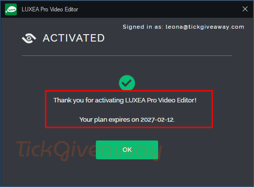 subscription acdsee luxea pro video editor key