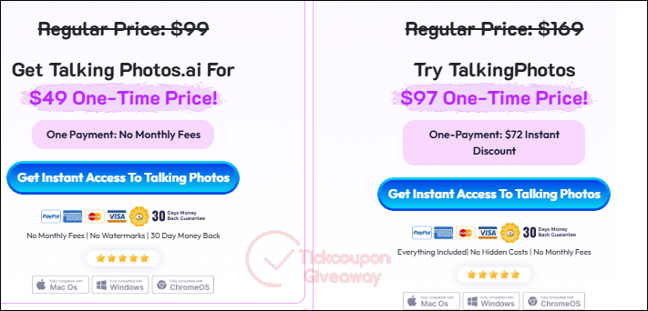talkingphotos pricing plan talkingphotos pricing plan