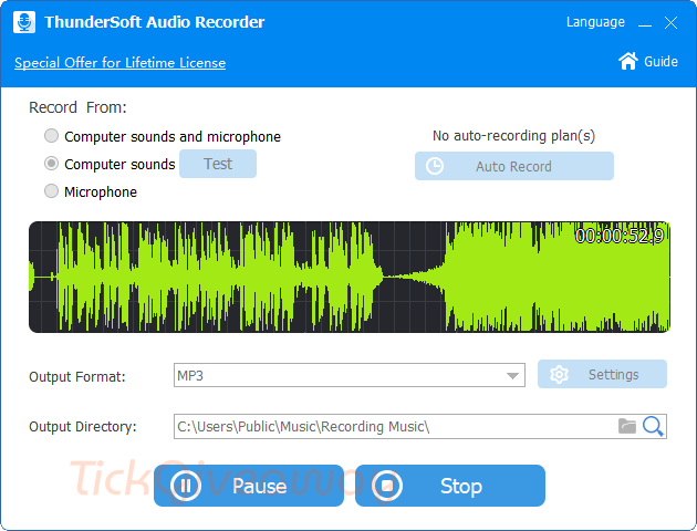 ThunderSoft Audio Recorder