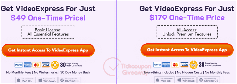videoexpress pricing plan videoexpress pricing plan