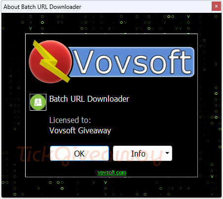about vovsoft batch url downloader free