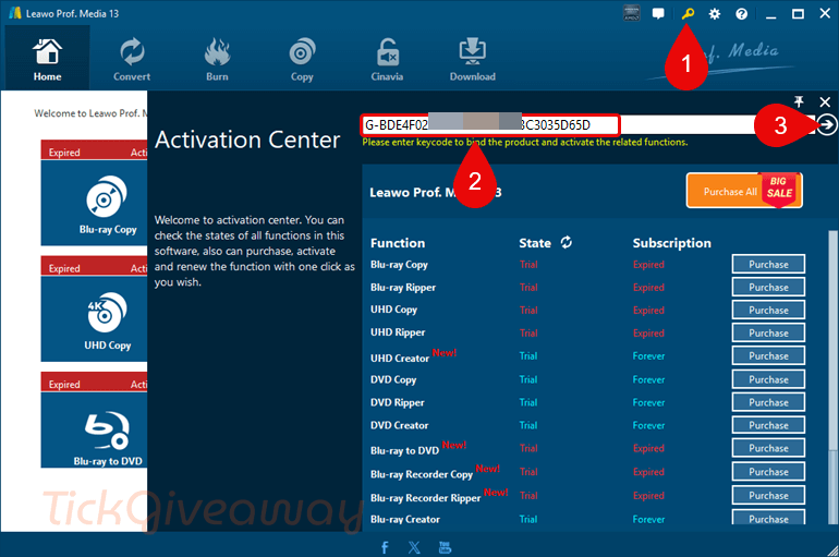 activate leawo dvd copy key