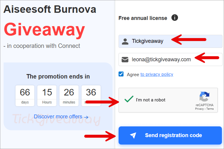 aiseesoft burnova giveaway page