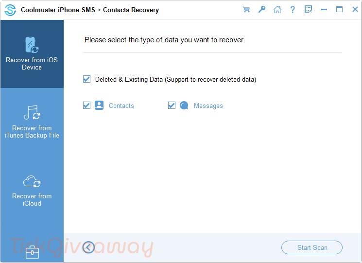 Coolmuster iPhone SMS + Contacts Recovery