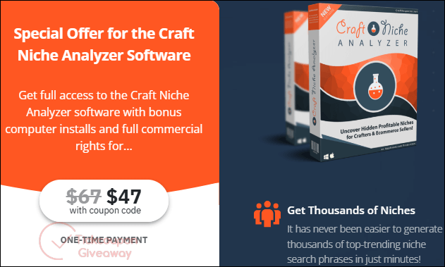craft niche analyzer pricing plan