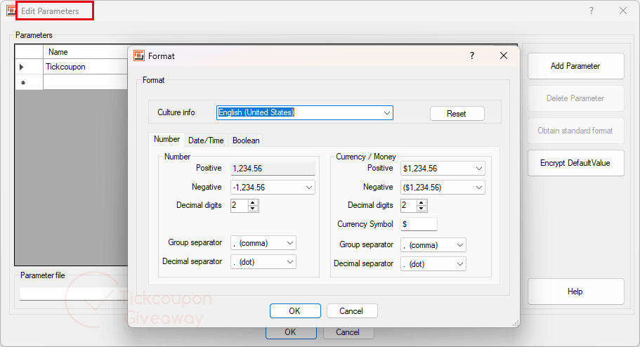 edit parameters flowheater designer edit parameters flowheater designer
