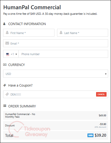 how to activate humanpal coupon code how to activate humanpal coupon code