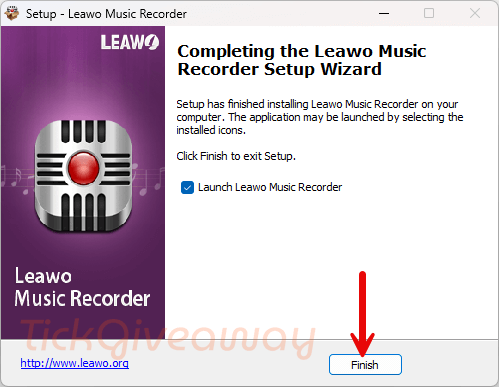 install leawo music recorder free