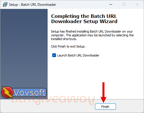 install vovsoft batch url downloader free