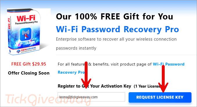 request xenarmor wifi password recovery pro license