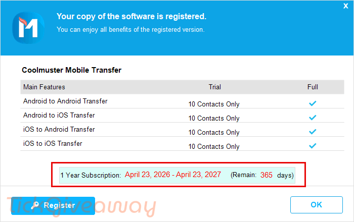 subscription coolmuster mobile transfer free