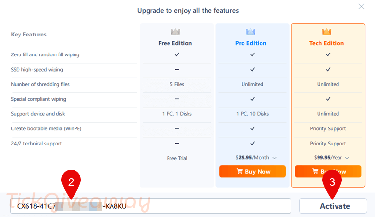 activate easeus bitwiper pro