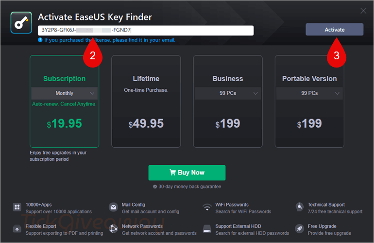 activate easeus key finder activate easeus key finder