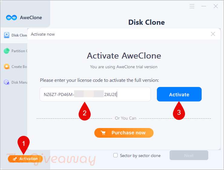 activate magoshare aweclone key
