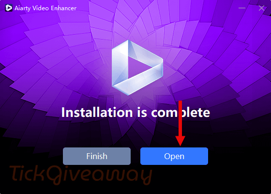 aiarty video enhancer installation