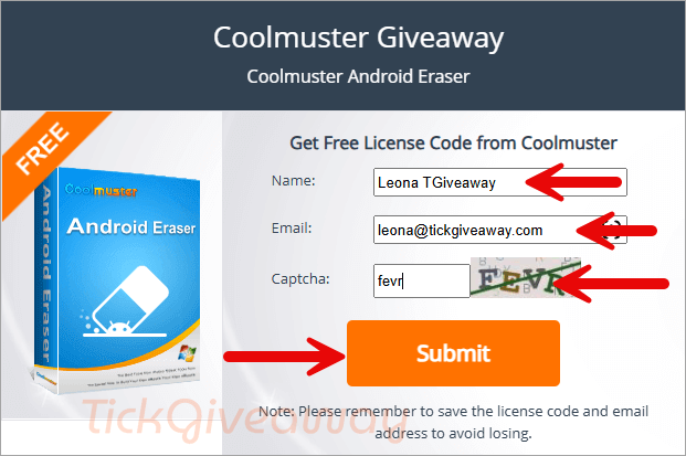 coolmuster android eraser giveaway page