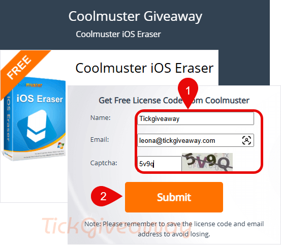 coolmuster ios eraser giveaway page