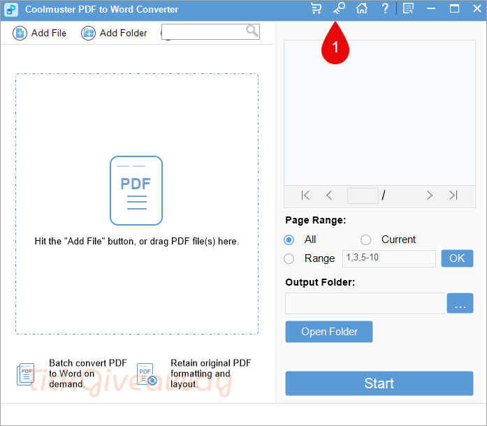 coolmuster pdf to word converter registration