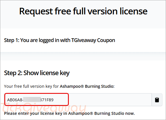 get ashampoo burning studio code