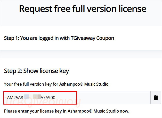 get ashampoo music studio key