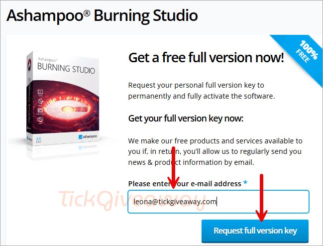 giveaway ashampoo burning studio free