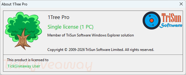 about trisun 1tree pro key free