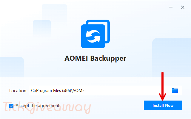 aomei backupper pro installation